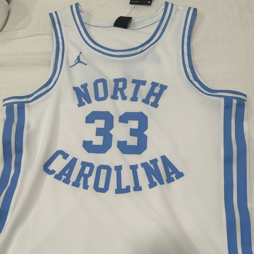 UNC basketball jersey retro white